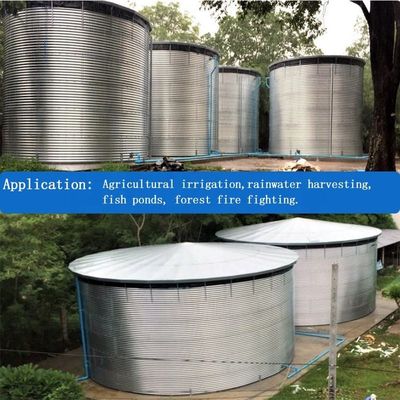 Galvanized Corrugated Steel Flexible Water Tank Water Storage Tanks Round Wastewater Storage Tank