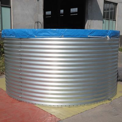 Galvanized Corrugated Steel Flexible Water Tank Water Storage Tanks Round Wastewater Storage Tank