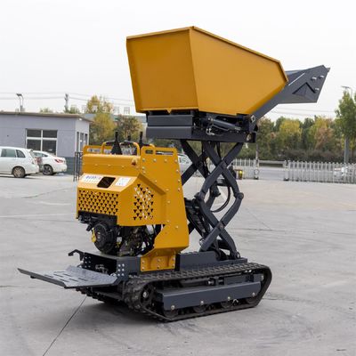 Lifting Platform Mini Loader Machine 500kgs 1000kgs Mini  Dumper Truck With Rubber Track