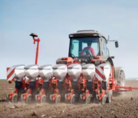 Air System Precision Seeder Agriculture Equipment 7 Rows Line Spacing Range 50-68 Cm