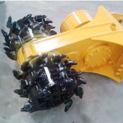 Drum Cutter Double Heads Excavator Attachments Design Horizontal And Vertical Milling Machine