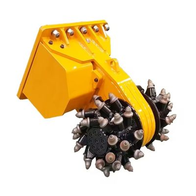 Drum Cutter Double Heads Excavator Attachments Design Horizontal And Vertical Milling Machine