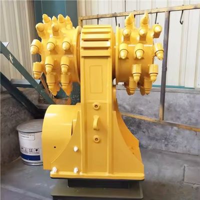 Drum Cutter Double Heads Excavator Attachments Design Horizontal And Vertical Milling Machine